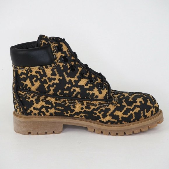 Timberland 6 Inch Classic Vent Tech Series Boys Boots Leather Wheat - Picture 3 of 11